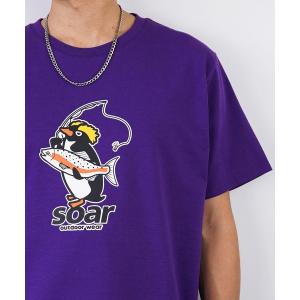 tシャツ Tシャツ メンズ soar outdoorwear 刺繍Tシャツ