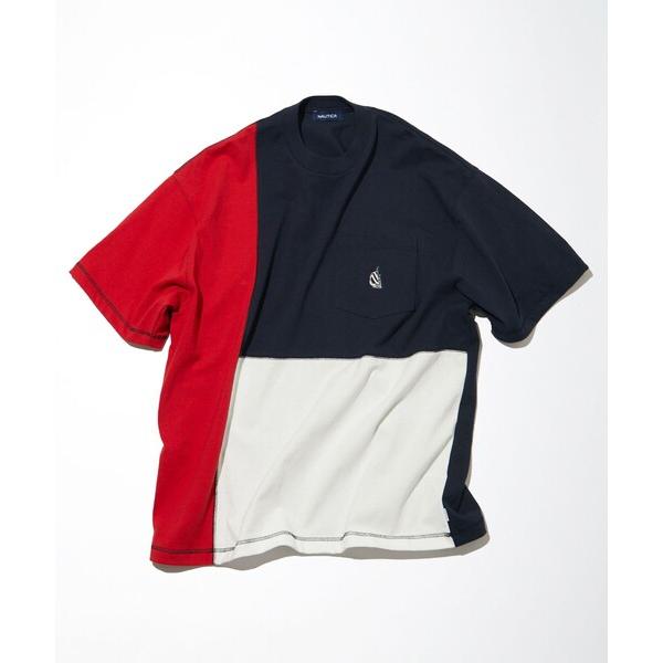 tシャツ NAUTICA/ノーティカ Color Block S/S Pocket Tee/カラーブ...