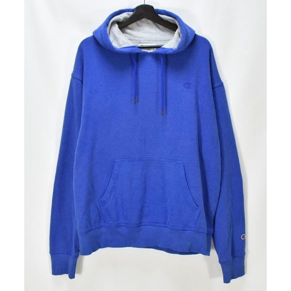 パーカー 「ヴィンテージ古着」Champion / チャンピオン ロゴ刺繍 スウェットパーカー メン...