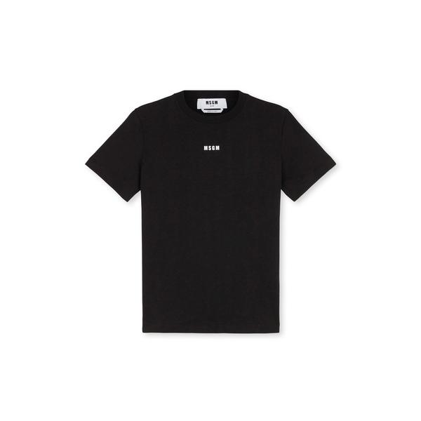 tシャツ 半袖 「Basic Color」ミニロゴ クルーネックTシャツ レディース