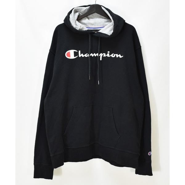 パーカー 「ヴィンテージ古着」Champion / チャンピオン ロゴ プリント スウェットパーカー...