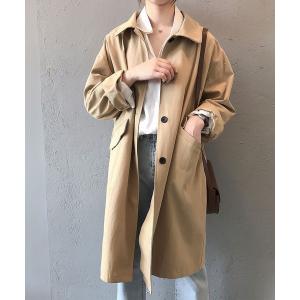 コート トレンチコート ミドルトレンチ