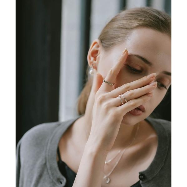 指輪 リング アクセサリー リング レディース シルバー925 シンプル スクエア「EOLOU イオ...