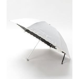 折りたたみ傘 レディース 晴雨兼用折りたたみ日傘　オーガンジーローズカットワーク｜ZOZOTOWN Yahoo!店