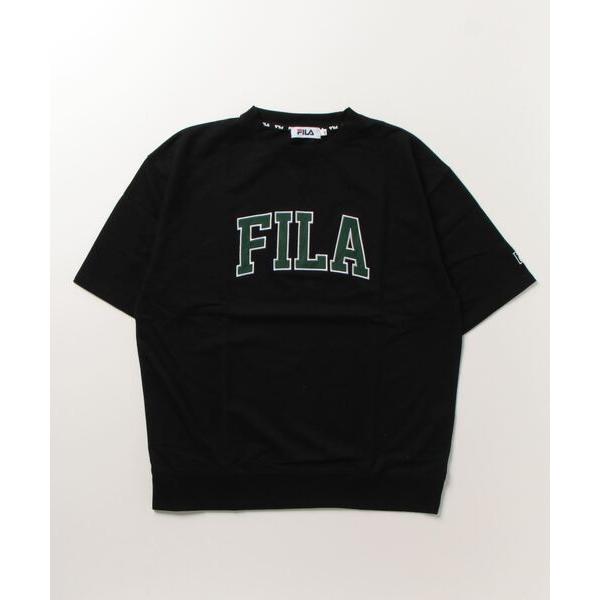 トレーナー スウェット FILA /フィラ  ミニ裏毛カレッジロゴ入り半トレ メンズ レディース