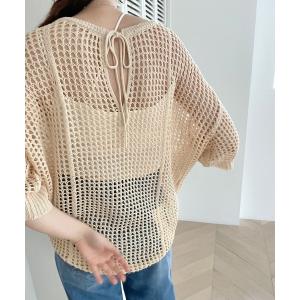 ニット ２ＷＡＹメッシュプルオーバーＳＳ　704509