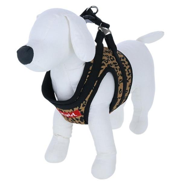 犬 ハーネス リード X-girl/ボックスロゴボディハーネスL