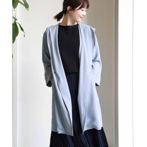 Jines（レディースノーカラーコート）｜コート、ジャケット