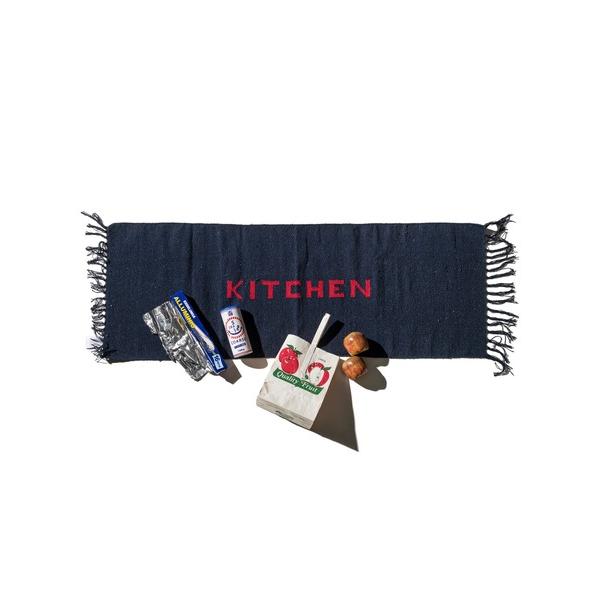 ラグ ラグマット HANDLOOMED RECYCLE YARN KITCHEN MAT