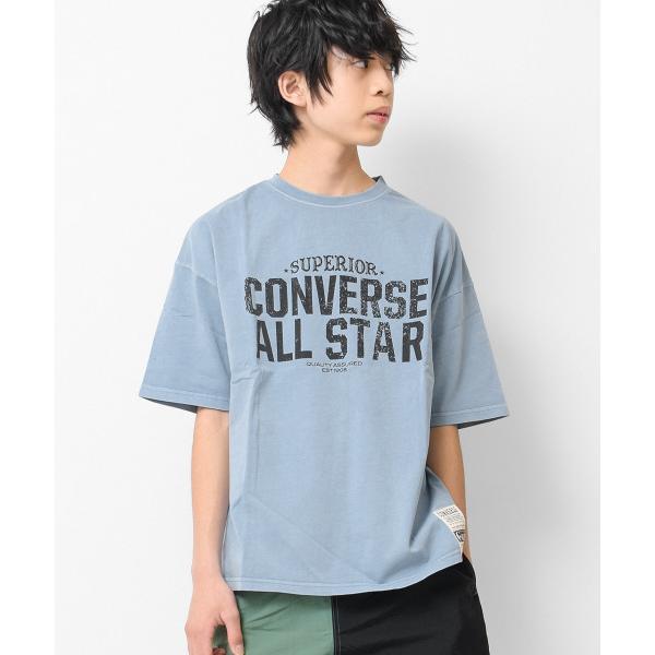 tシャツ CONVERSE 別注ピグメントビッグTシャツ キッズ 子供服 男の子