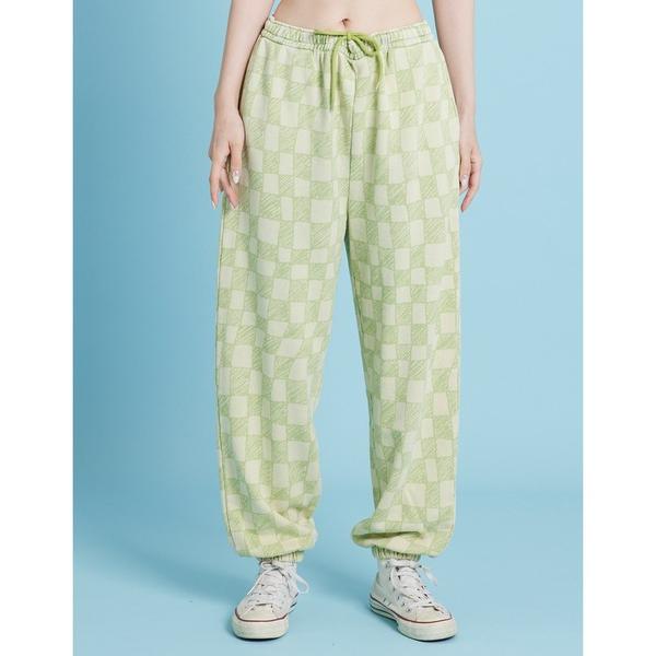 スウェットパンツ ジャージ Checker sweat pants レディース メンズ