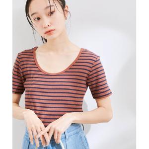 レディース tシャツ Tシャツ 「洗える」「前後2WAY」テレコ半袖プルオーバー｜zozo