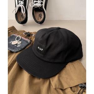 帽子 キャップ レディース HUF(ハフ)/ボックスロゴ スナップバック キャップ/HUF SET BOX SNAPBACK