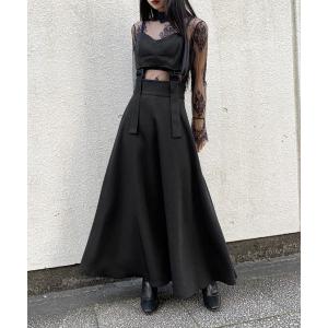 ワンピース 「LVEU.」オリジナルビスチェフレアワンピース / ワンピース ワンピ フレア ビスチェ ロング丈 きれいめ フレアスカート ビスチェワ