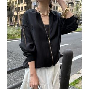 アウター メッシュ切替シアーブルゾン