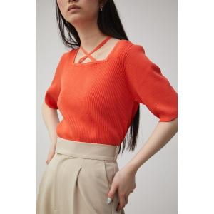 ニット レディース STRING DESIGN KNIT TOPS/ストリングデザインニットトップス｜zozo