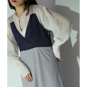 ドレス Leaf Jacquard コードキャミドレス