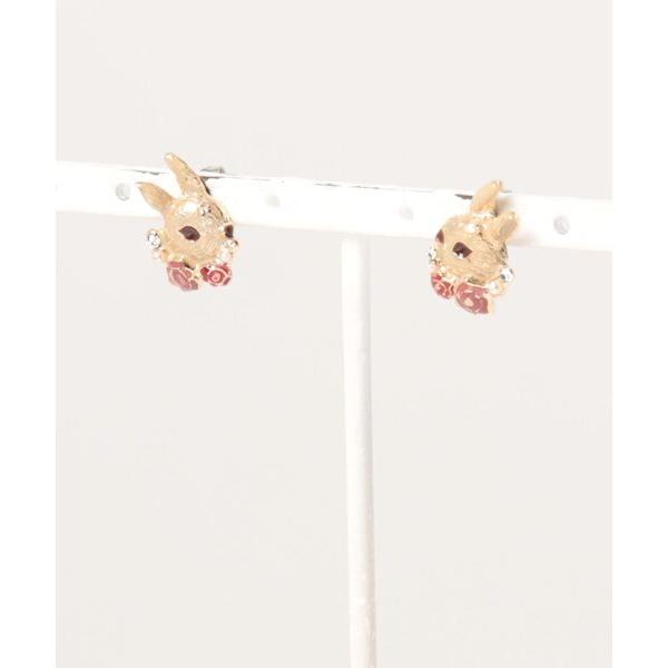 ピアス キャストうさぎチタンピアス ゴールド「ACCACC」 レディース