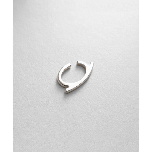 イヤーカフ シルバー ソリッドイヤーカフ フラットアーク レディース