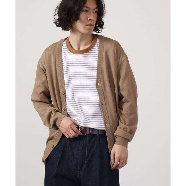 カーディガン セミルーズシルエットカーディガン メンズ レディース