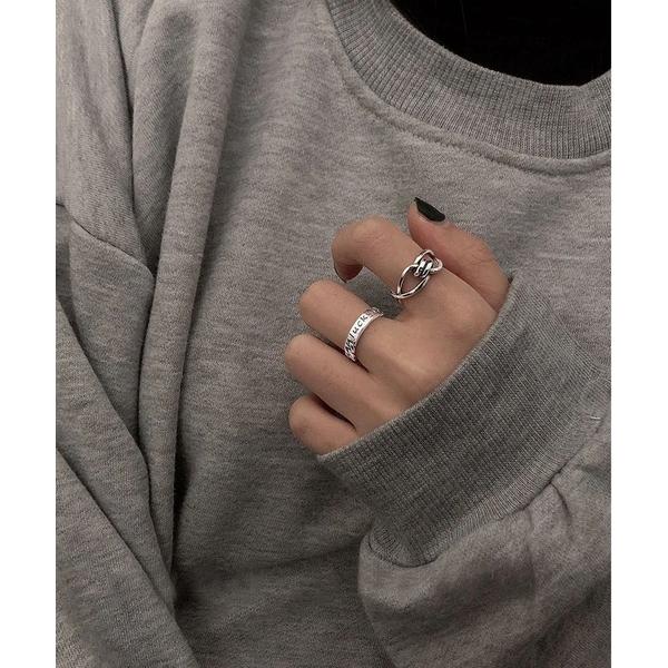 指輪 リング デザインリング２点 レディース