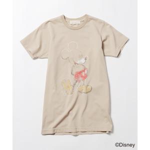 tシャツ R JUBILEE/アール ジュビリー MICKEY TEE Tシャツ 　ヴィンテージ風 レディース