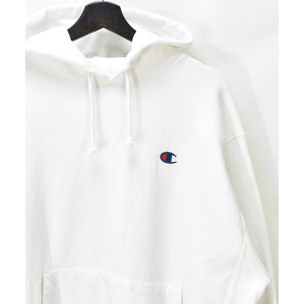 パーカー 「ヴィンテージ古着」Champion / チャンピオン リバースウィーブ ロゴ刺繍 スウェ...