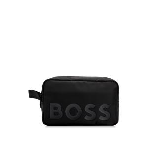 uvカット ポーチ BOSSロゴ ストラクチャード リサイクルマテリアル トラベルポーチ メンズ