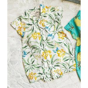 ベビー服 「一部リンク・お揃い可能」アロハロンパス