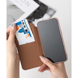 モバイルケース レディース magsafe搭載 PUレザー iPhone 手帳型スマホケース カバー｜zozo