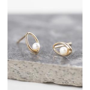 ANEMONE（アネモネ） ピアス セミマットフープピアス「K10