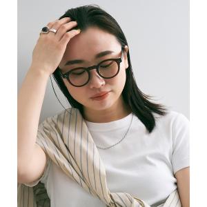 メガネ ボストン型 クリアレンズサングラス｜黒縁フレーム｜太縁フレーム｜紫外線対策｜Zoff