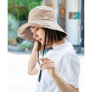 帽子 ハット DEVICE＋ シンプル オーバーフィット  深め UVカット サファリハット ヘッドウェア レディース メンズ