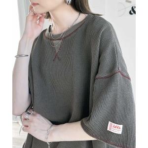 ヘンリーネック tシャツ 「JAVAジャバ 別注...の商品画像