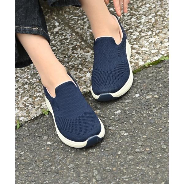 スニーカー 「CEDAR CREST」スパットシューズ（スリッポンタイプ）手を使わずに履ける レディ...