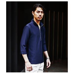 ポロシャツ Shirt layered half sleeve knit polo shirt / シャツ