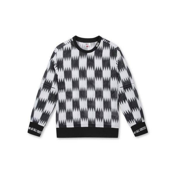 tシャツ WOMENS シーズンパターン メッシュ長袖プルオーバー レディース