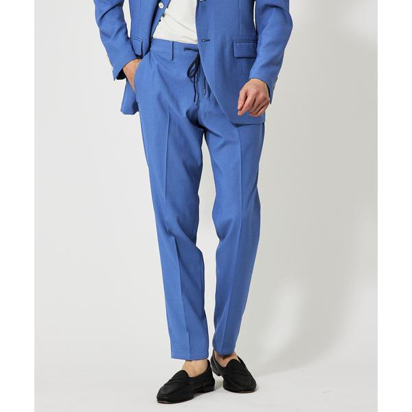 スラックス 「セットアップ対応」クイックドライ シアサッカー ストライプ スラックス メンズ レディ...