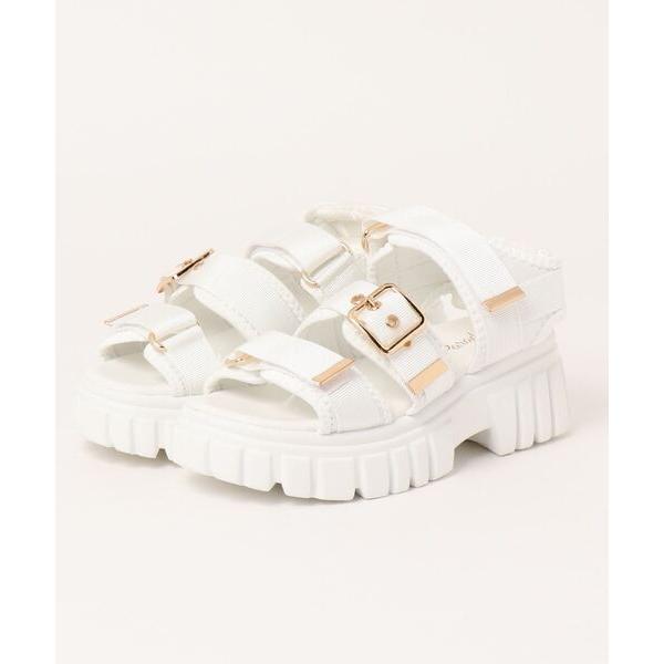 サンダル 「厚底」ラギッドソールスポーツサンダル　7018 レディース