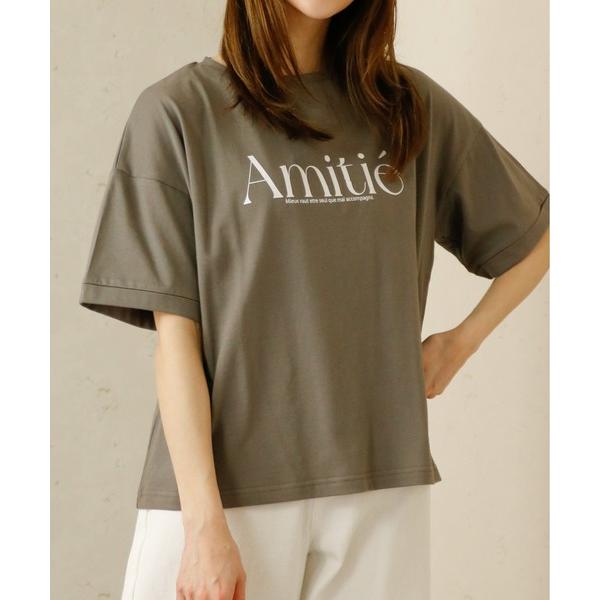 tシャツ Per sist ence/パーシエンス　ロールアップロゴＴシャツ レディース