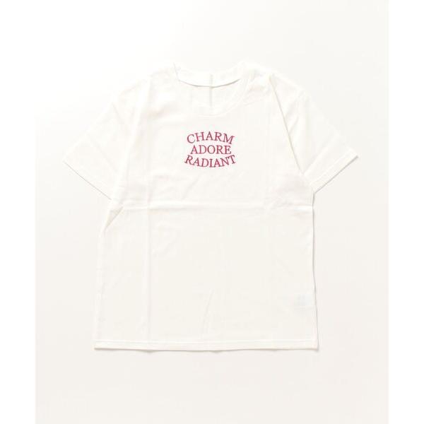 tシャツ Per sist ence/パーシエンス　デザインロゴ刺繍Ｔシャツ レディース