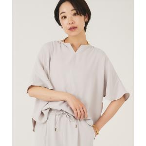 tシャツ Tシャツ レディース 「セットアップ対応」ダブルクロストップス