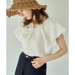 ブラウス シャツ 半袖 バルーンシルエットブラウス レディース