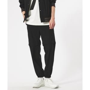 【ブラック】【セットアップ対応】ストレッチ スエード ジョガーパンツ 5351 POUR LES HOMMES パンツ 「セットアップ対応」ストレッチ