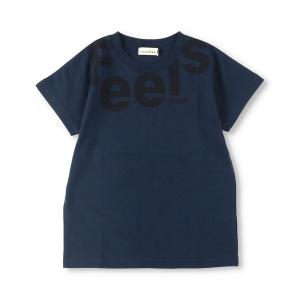 tシャツ Tシャツ キッズ 「ロイヤルコットン」FEELSロゴ半袖Tシャツ