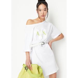 ワンピース レディース 「A|X アルマーニ エクスチェンジ」ネオンロゴ　Tシャツワンピース｜ZOZOTOWN Yahoo!店