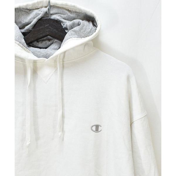 パーカー 「ヴィンテージ古着」Champion / チャンピオン ロゴ刺繍 スウェットパーカー メン...