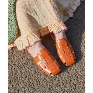 サンダル ▽グルカデザインミュールサンダル