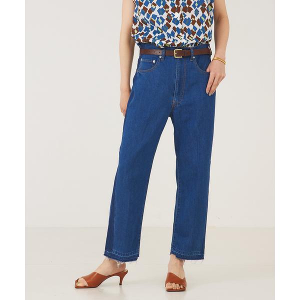 ジーンズ デニム デニムパンツ 「e×qualite」サイドラインデニム レディース