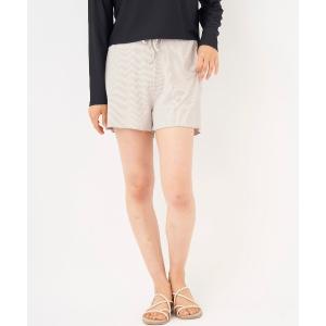 水着 レディースリブショーツ　ボードショーツ　リブ　ストレッチ　水陸両用　水着